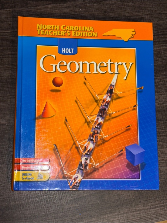 Holt Rinehart Winston Other - Geometry Textbook - Orange & Blue